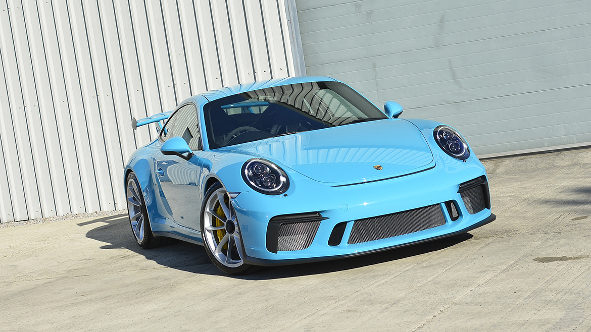 SunTek Ultra PPF & Gtechniq Protection for a Miami Blue Porsche 991.2 GT3 | Exclusive Car Care 35