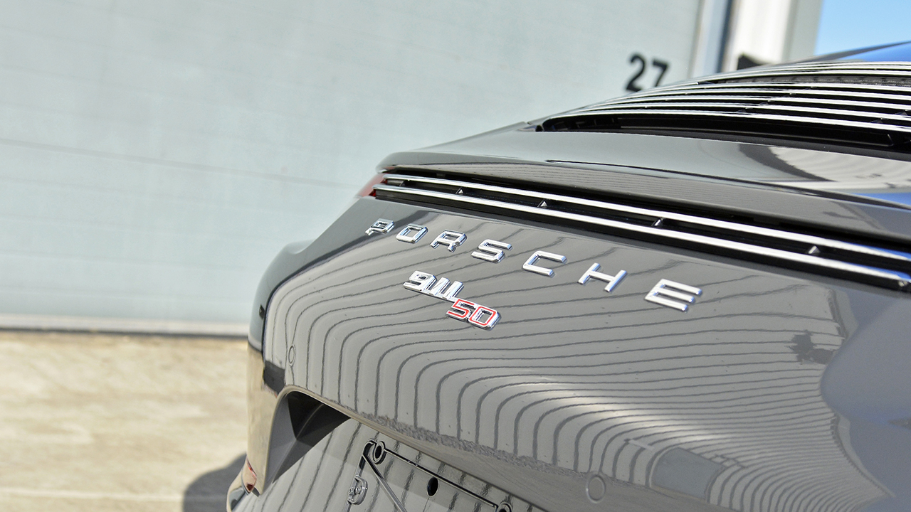 porsche 911 50th anniversary - car detailing