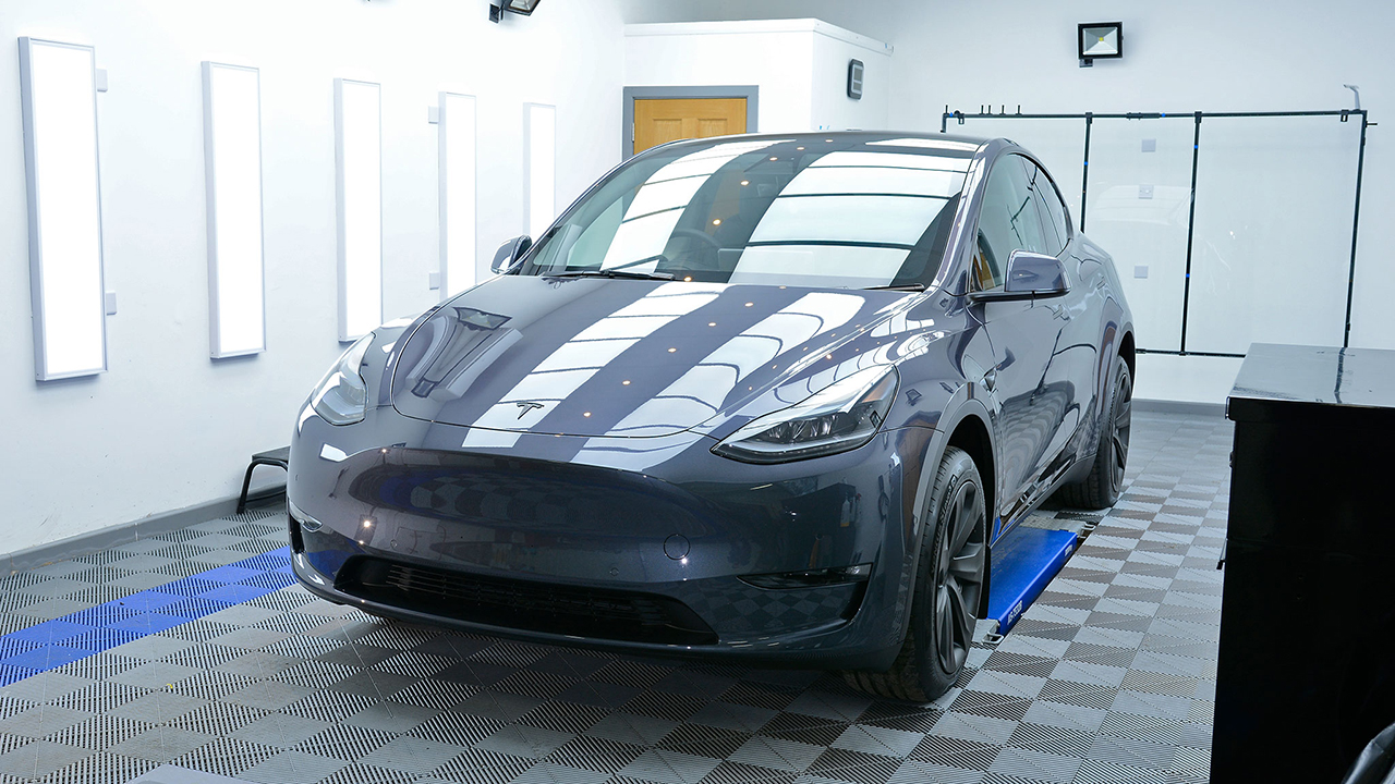 Tesla Model Y - New car detailing with gtechniq & xpel ppf paint protection film