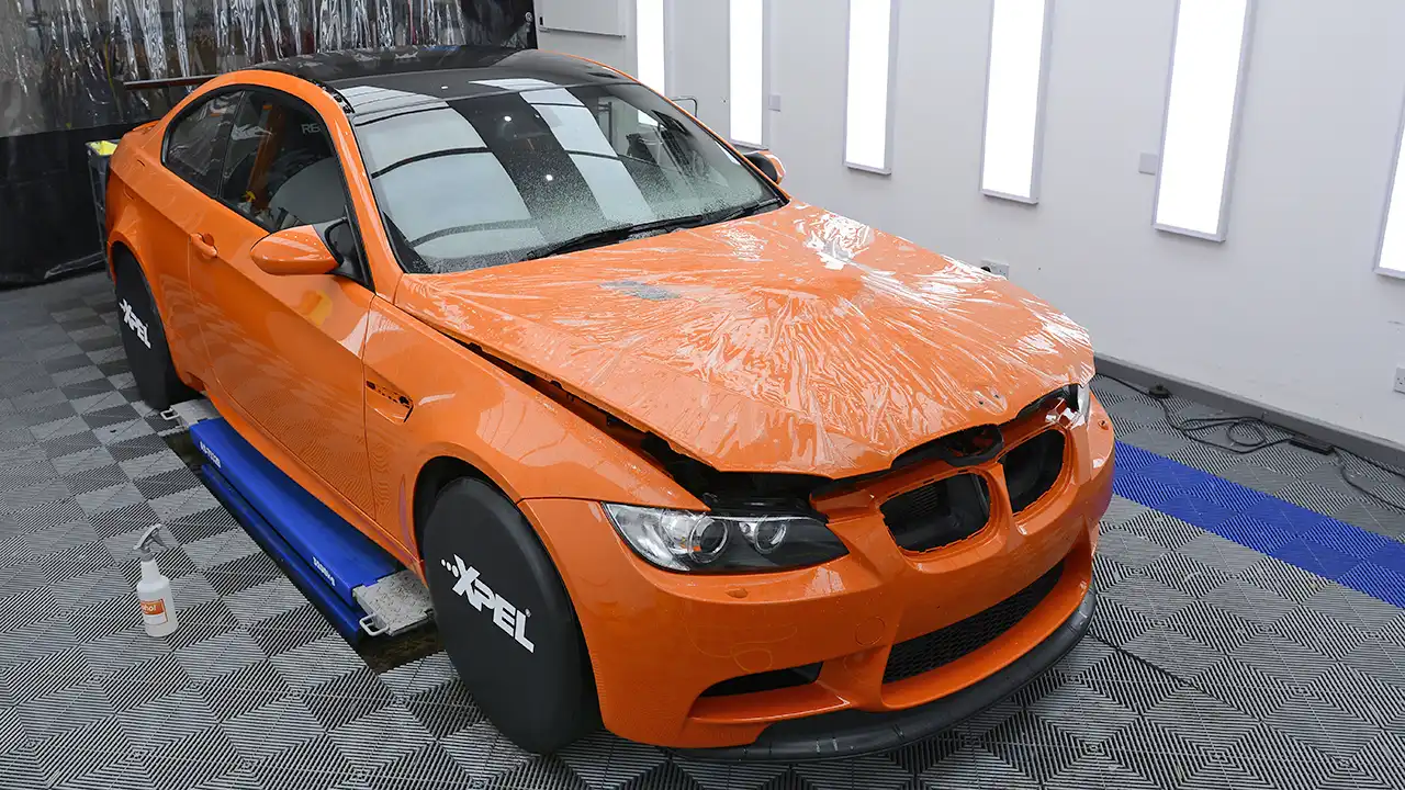 BMW M3 GTS Paint Protection BMW M3 GTS getting protected with Xpel PPF